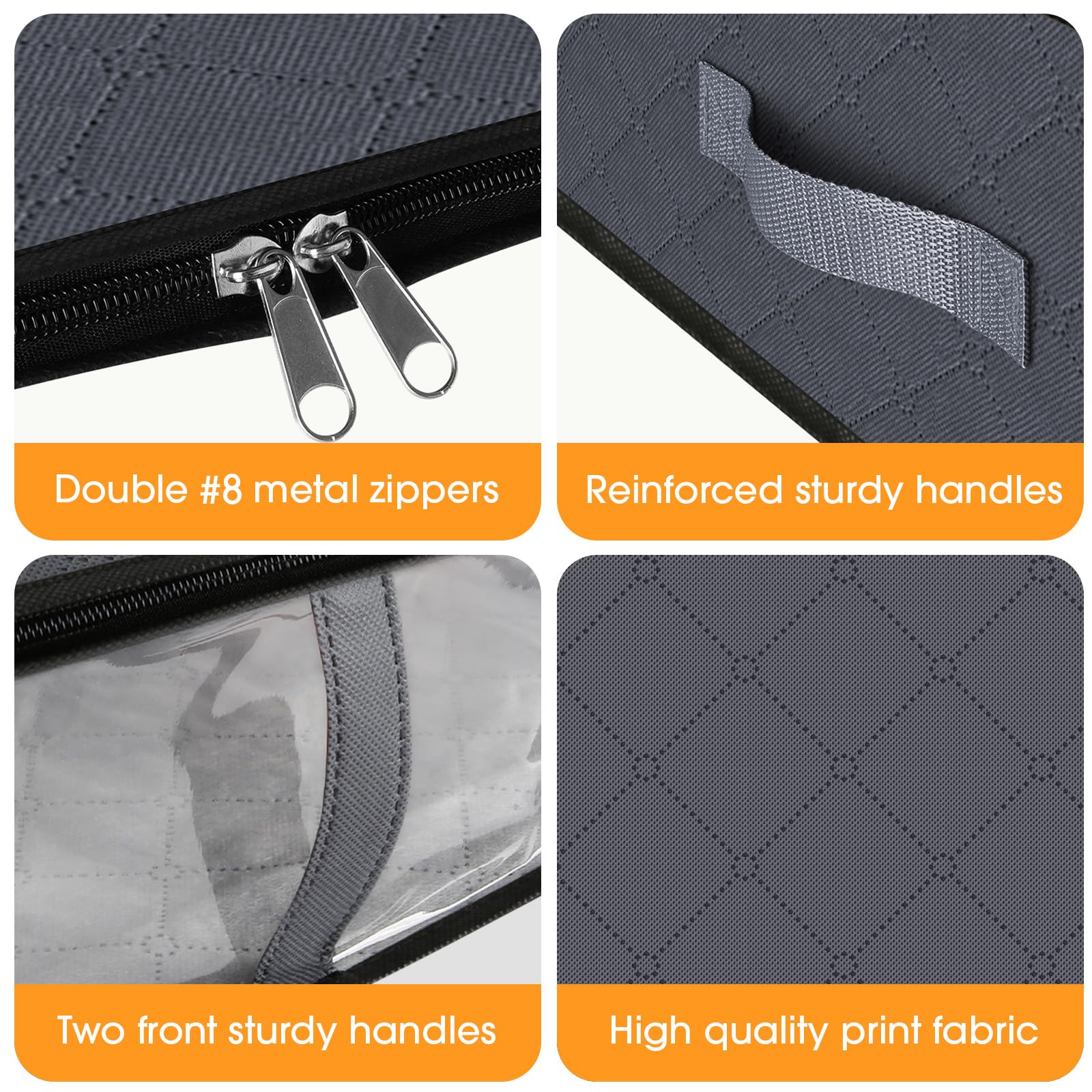Under Bed Storage Bags (4 Count)