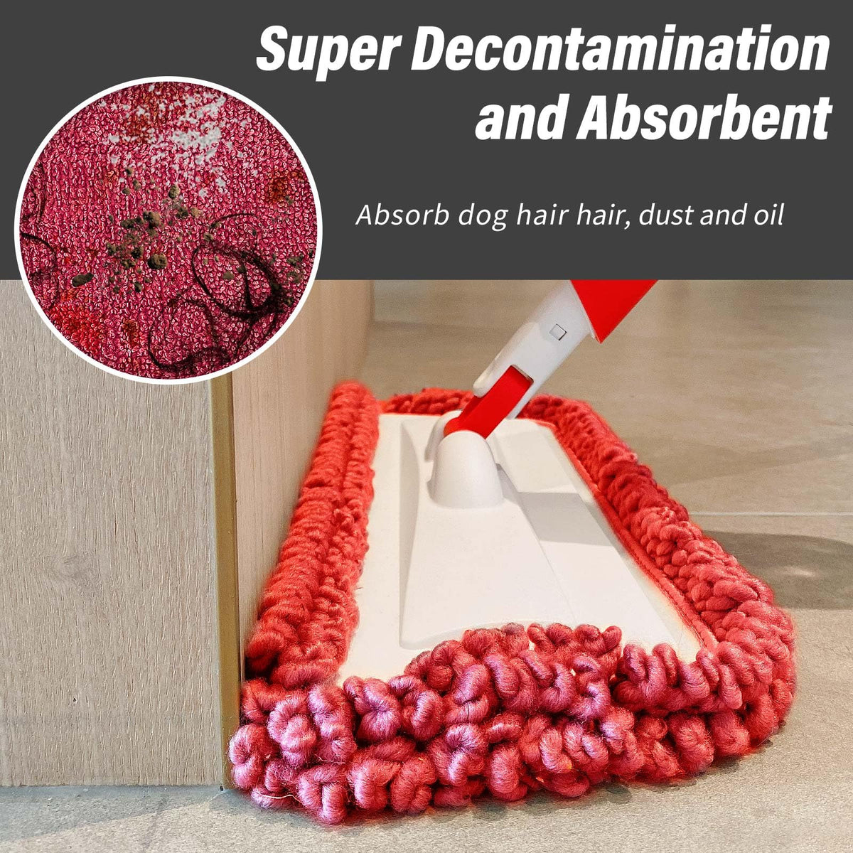 16.5" Microfiber Mop Pads Refills (3 Count)