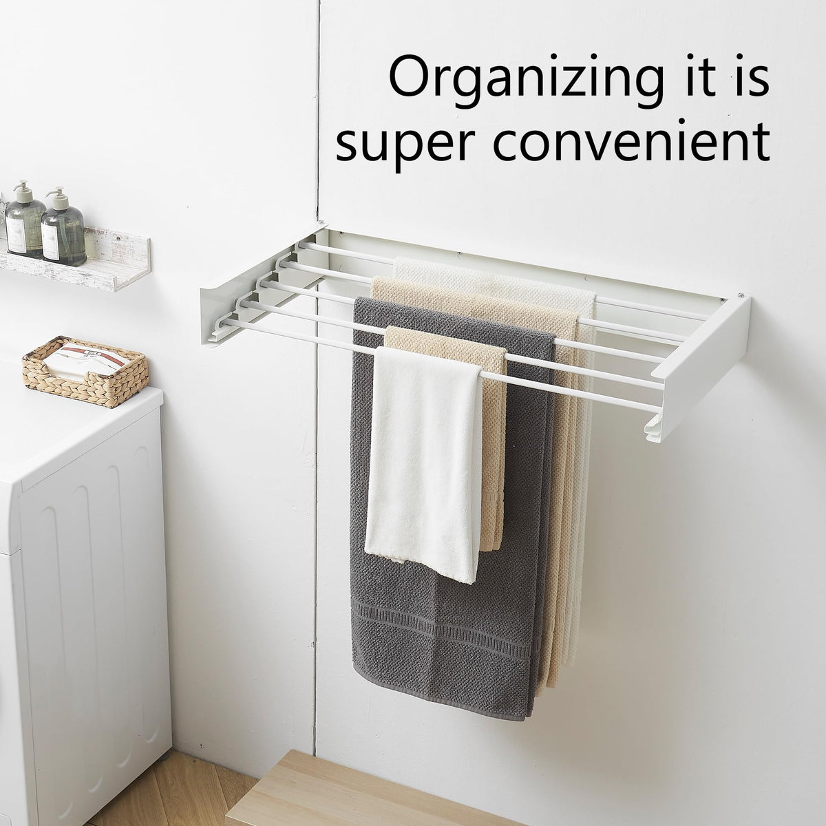 Wall Mounted Clothes Drying Rack