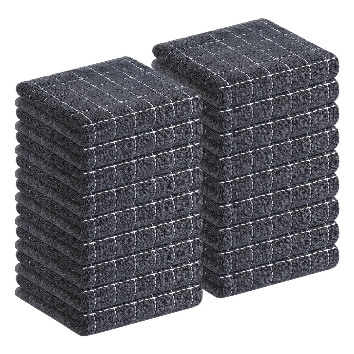 100% Cotton Terry Kitchen Towels (18 Count)
