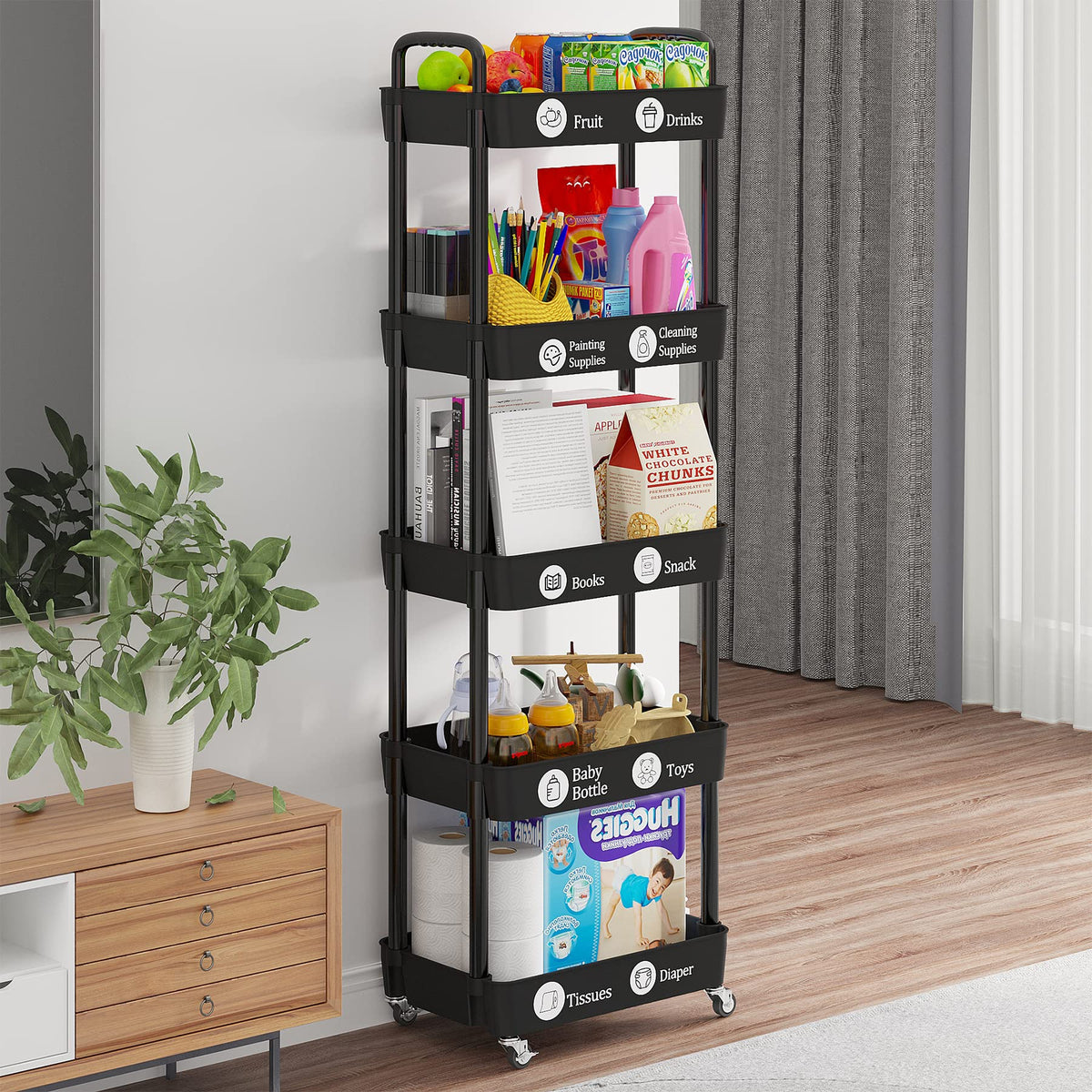 Multifunction Utility Rolling Cart
