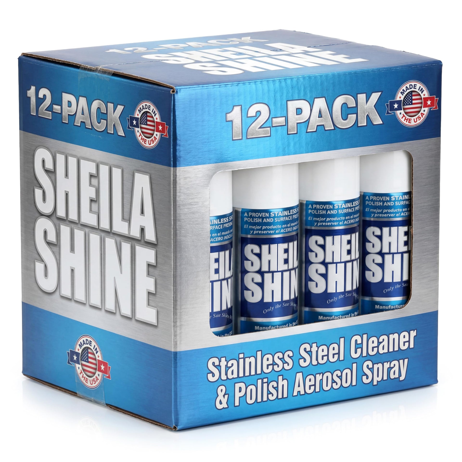 12 x 10oz Stainless Steel Cleaner and Polish (120 Ounce)