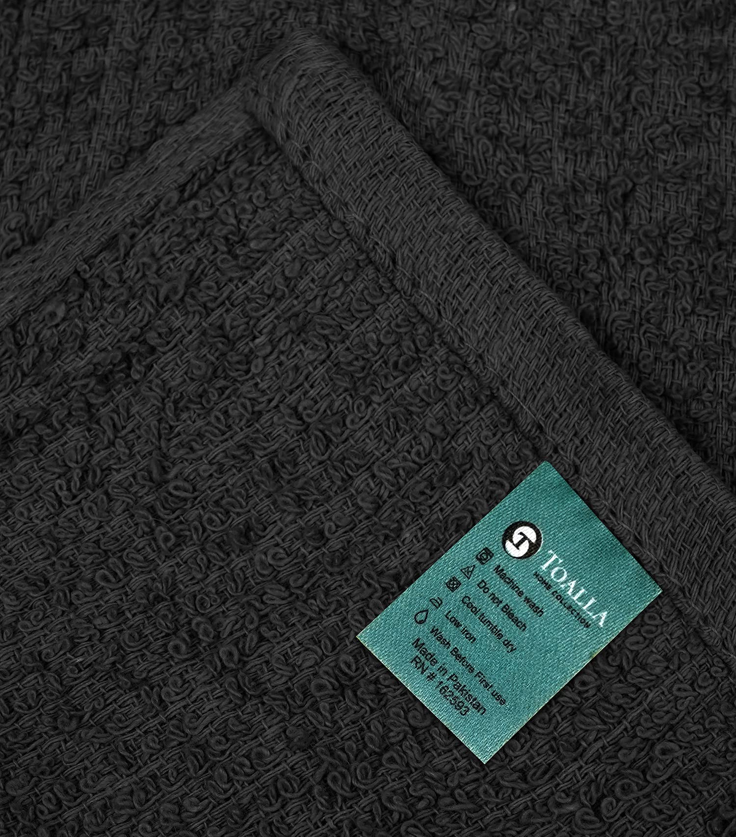 Bar Mop Grey Ribbed 16x19 Pack of 24 (24 Count)