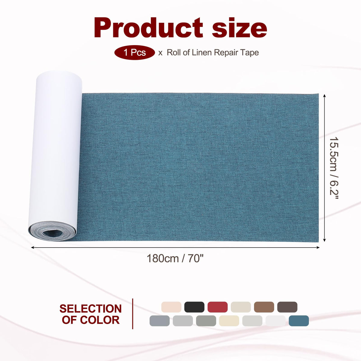 70x6.2 Inch Linen Repair Tape