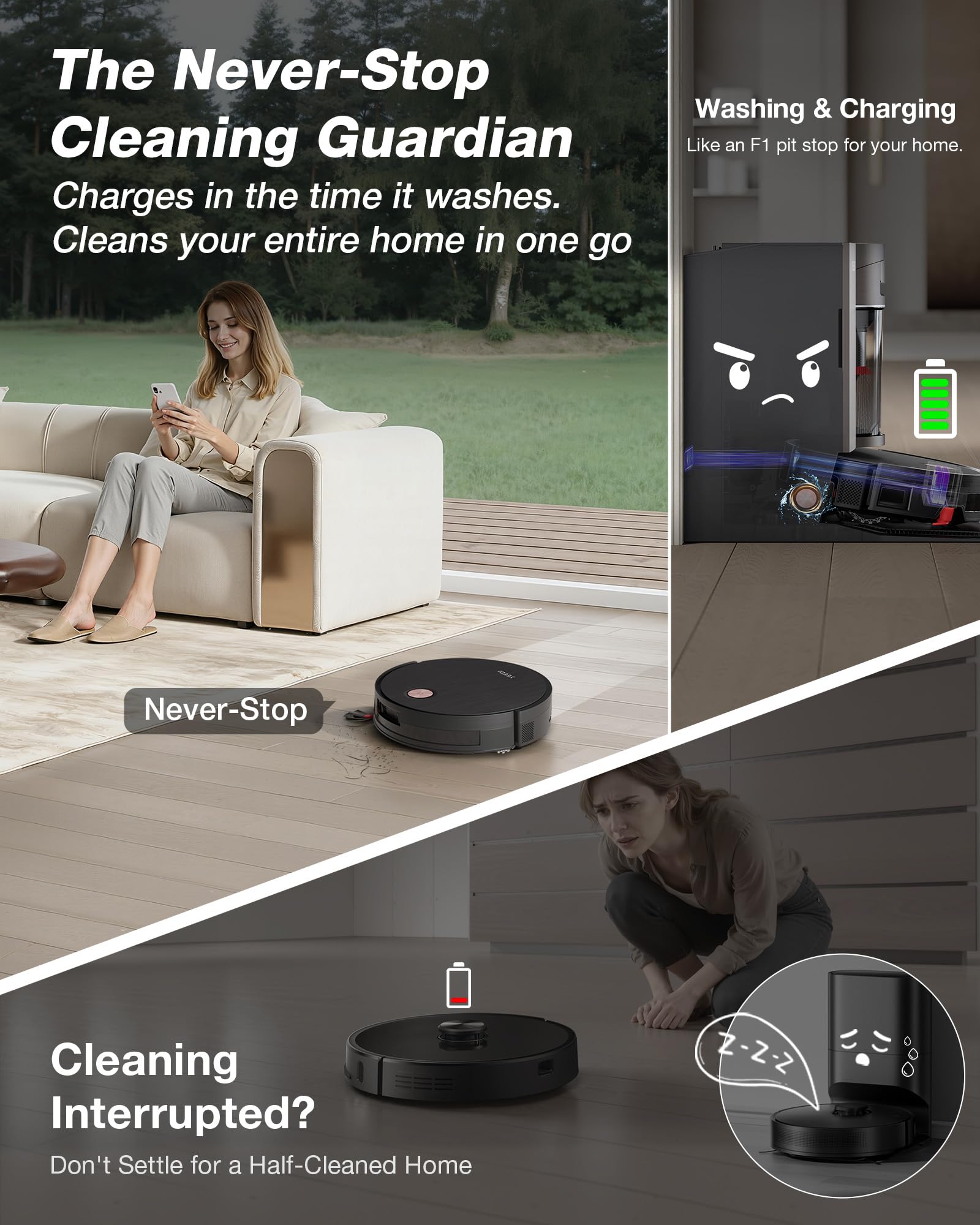 by ECOVACS S20 Infinity Robot Vacuum and Mop