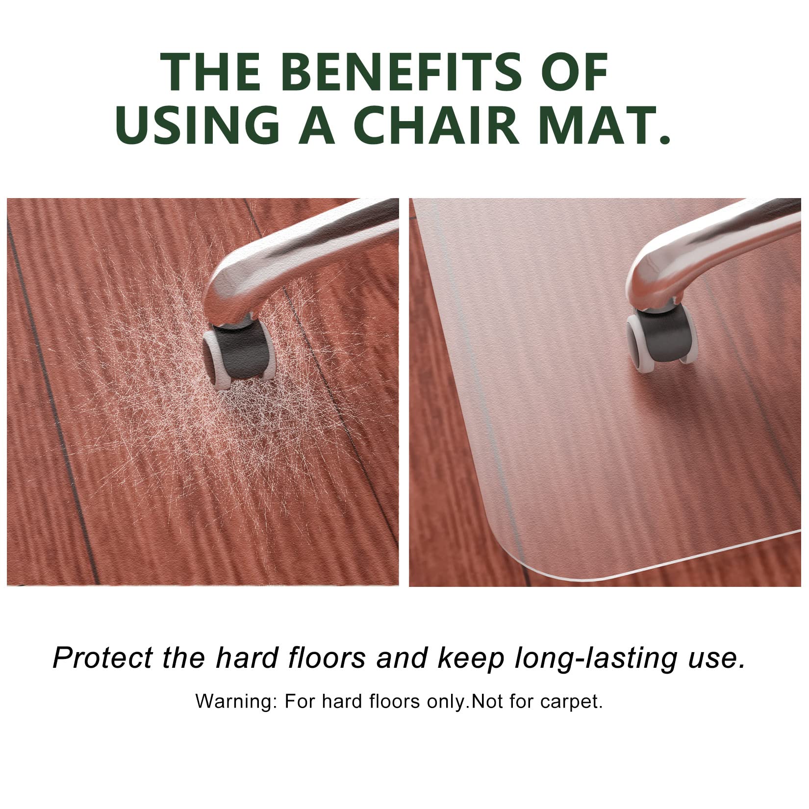 Office Chair Mat for Hardwood Floor