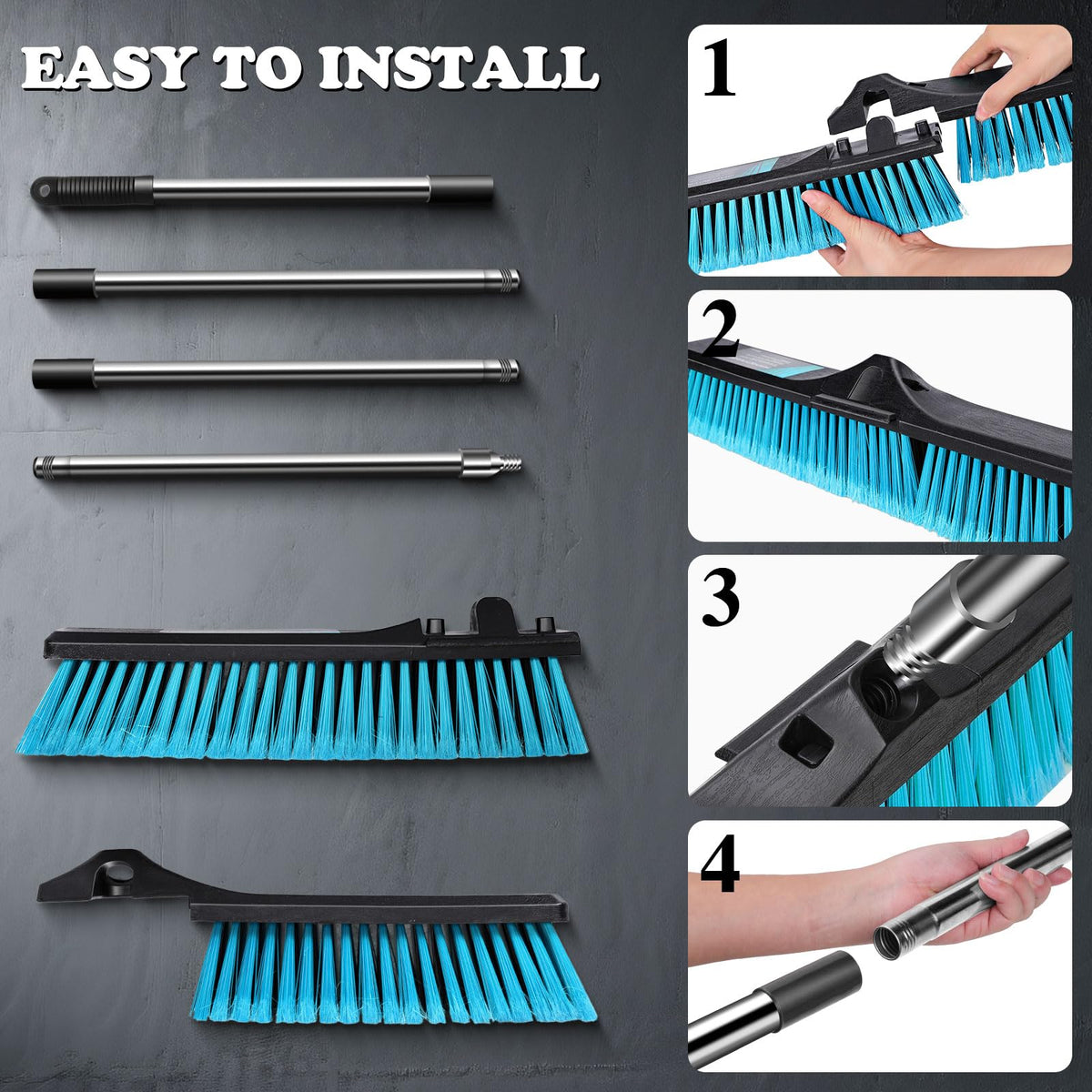 24" Push Broom Outdoor