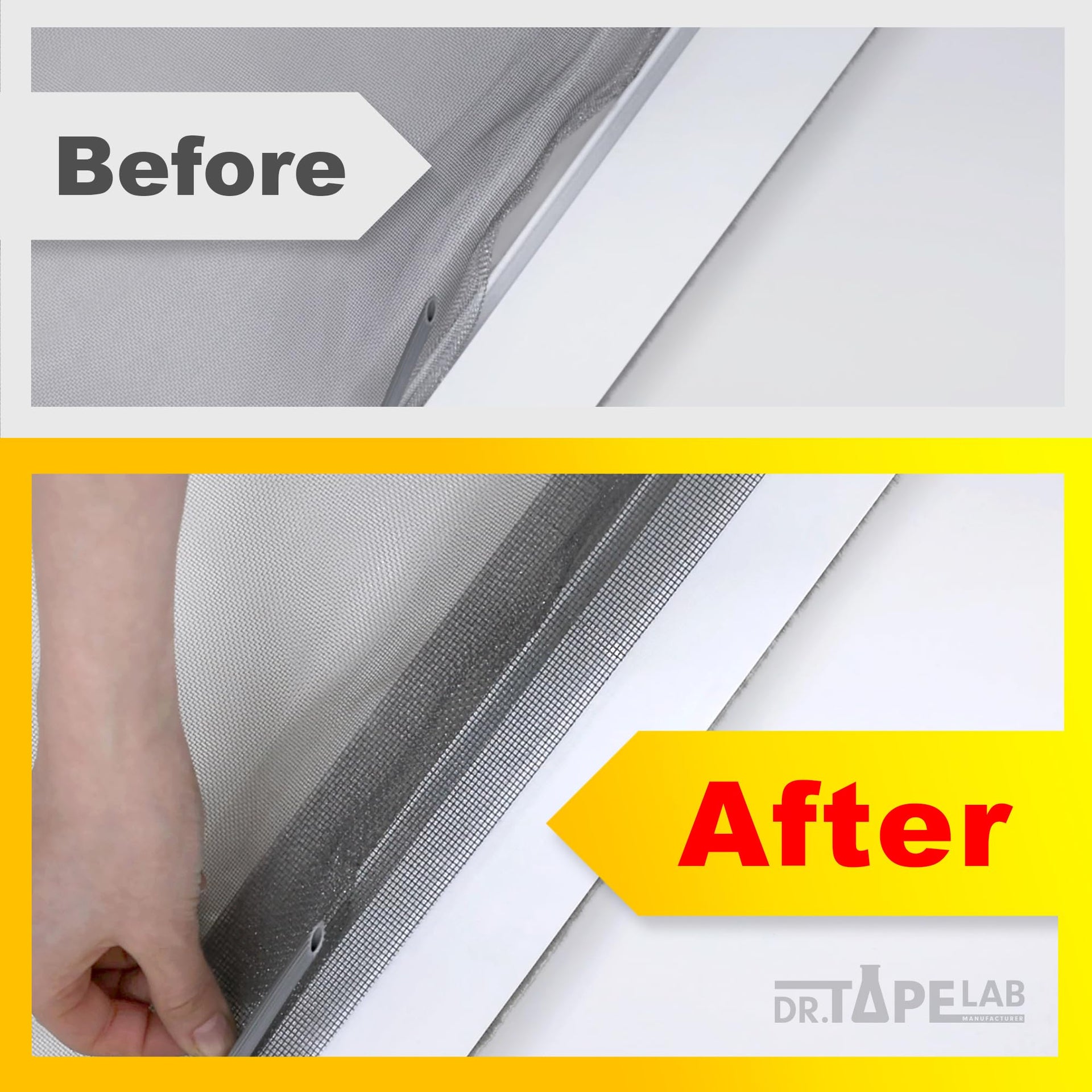 Grey Window Screen Repair Tape