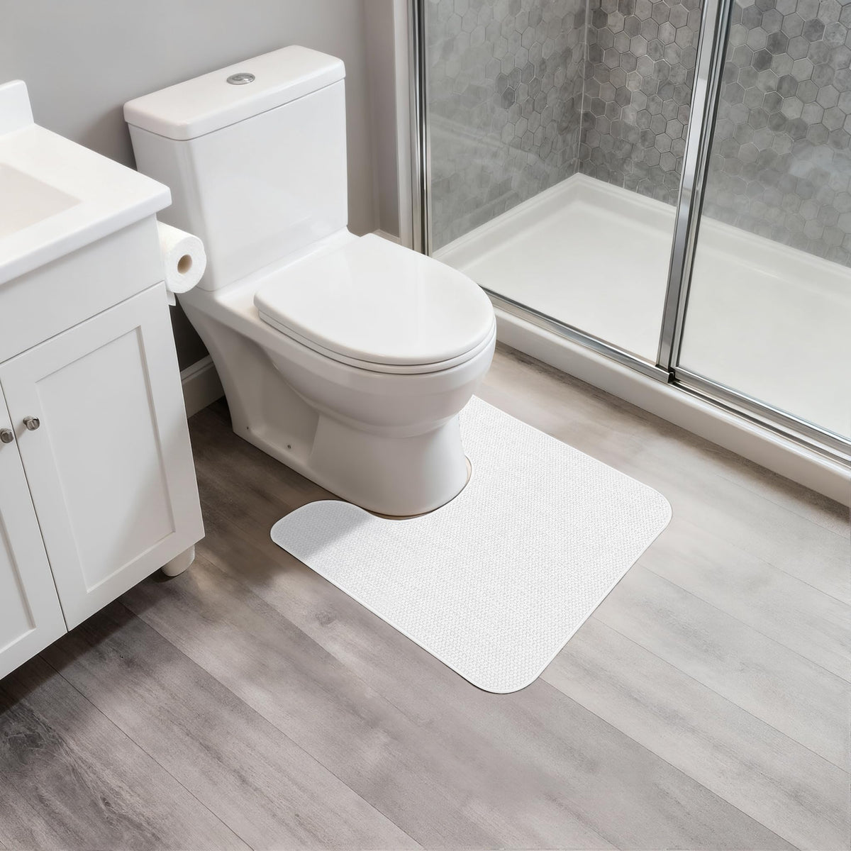 Toilet Rugs U Shaped Bathroom Rug (480 sq in)