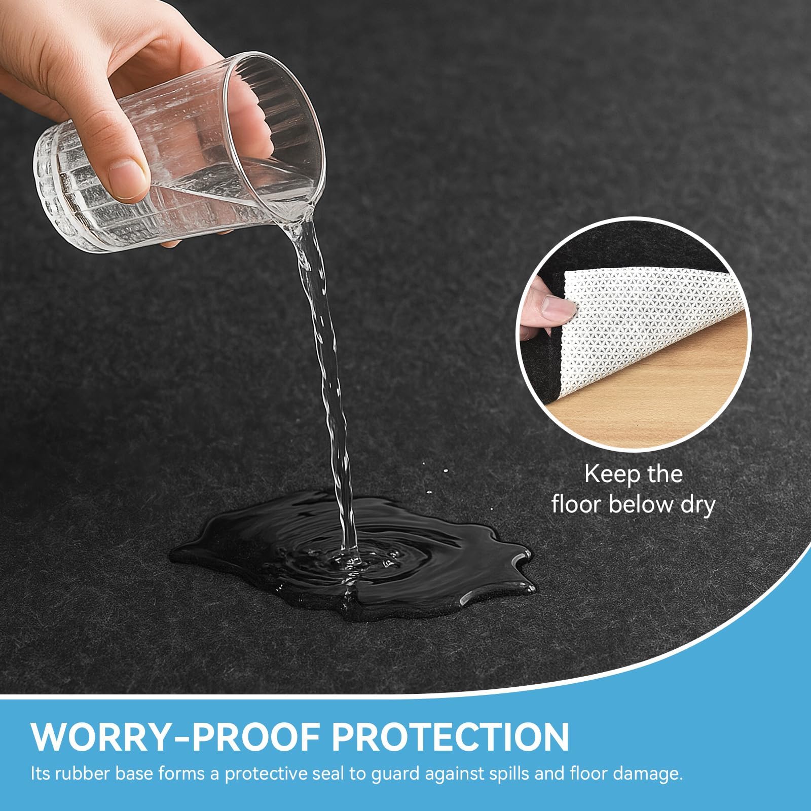 8x10 FT Non Slip Rug Pad