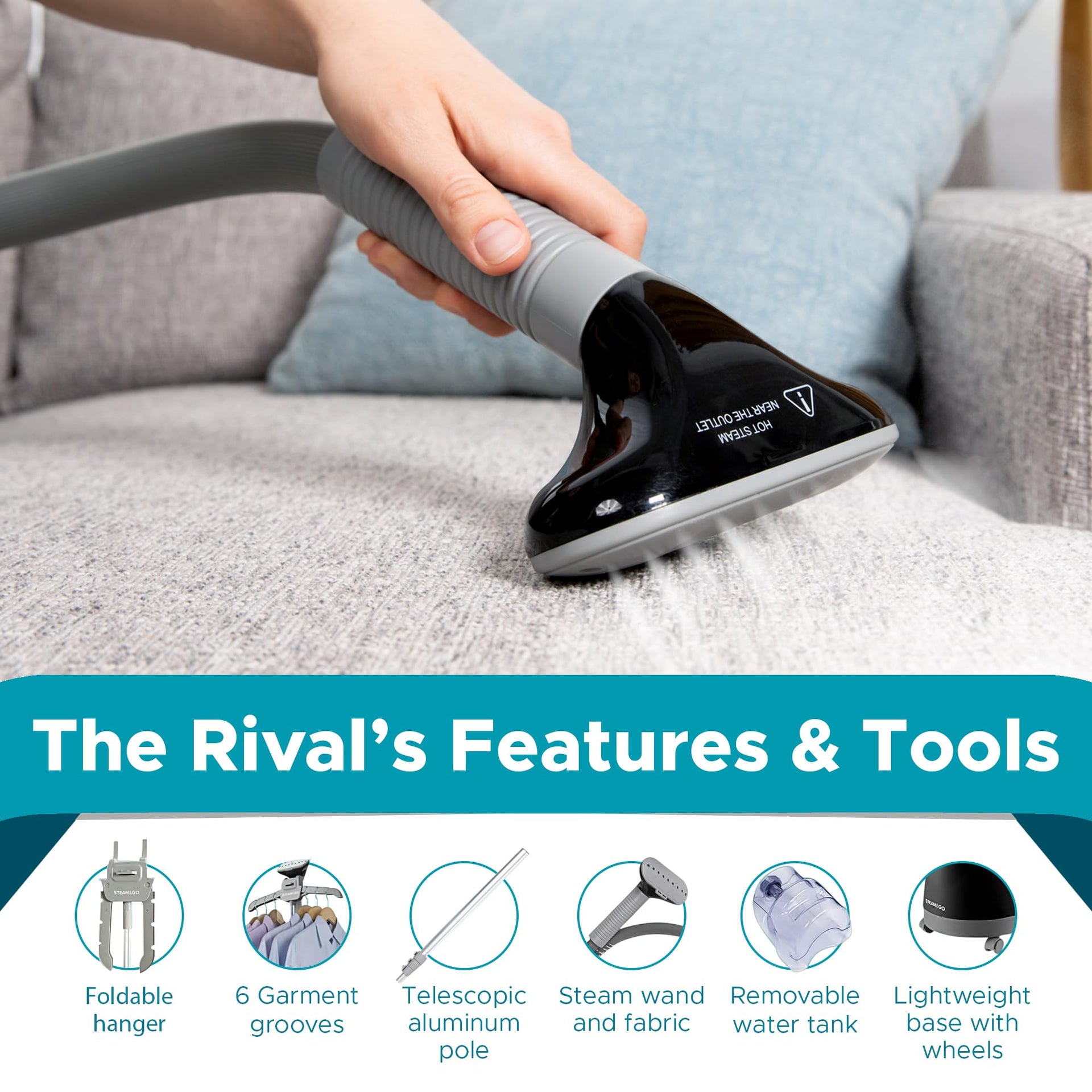 Steam & Go The Rival Handheld Steamer