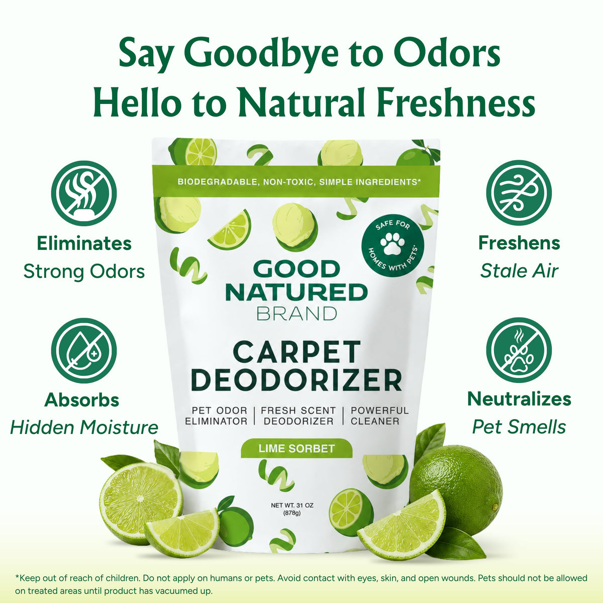 Carpet Deodorizer & Freshener Powder (31 Ounce)