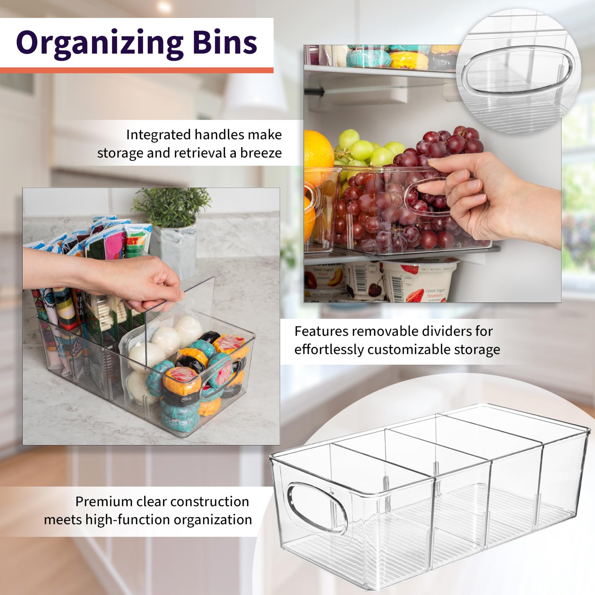 Pantry Organizers and Storage and Cabinet Organizer (2 Count)