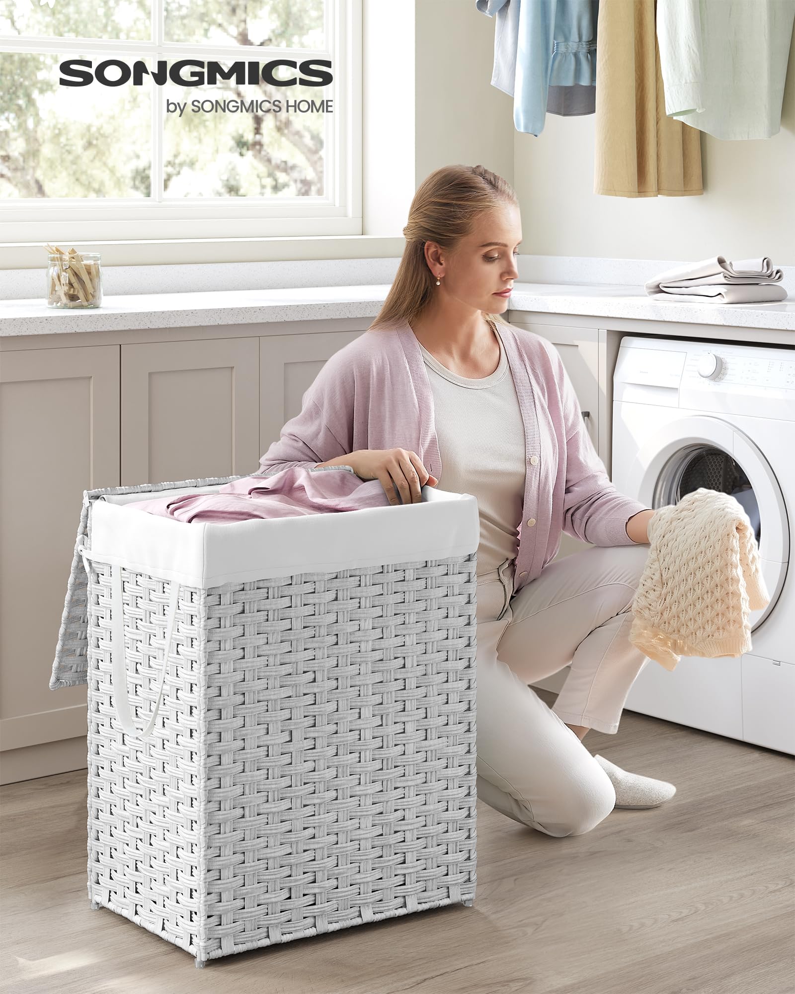 Laundry Hamper with Lid