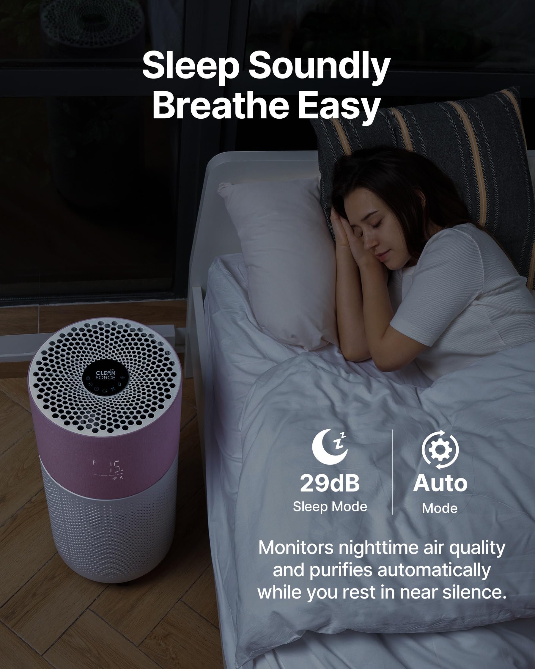 CleanForce Air Purifier for Large Room up to 2