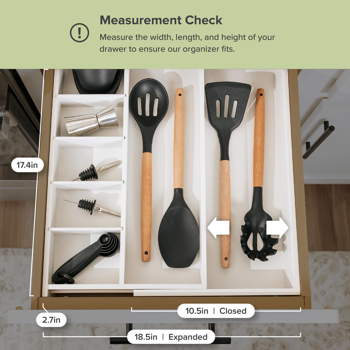 Utensil & Junk Drawer Organizer