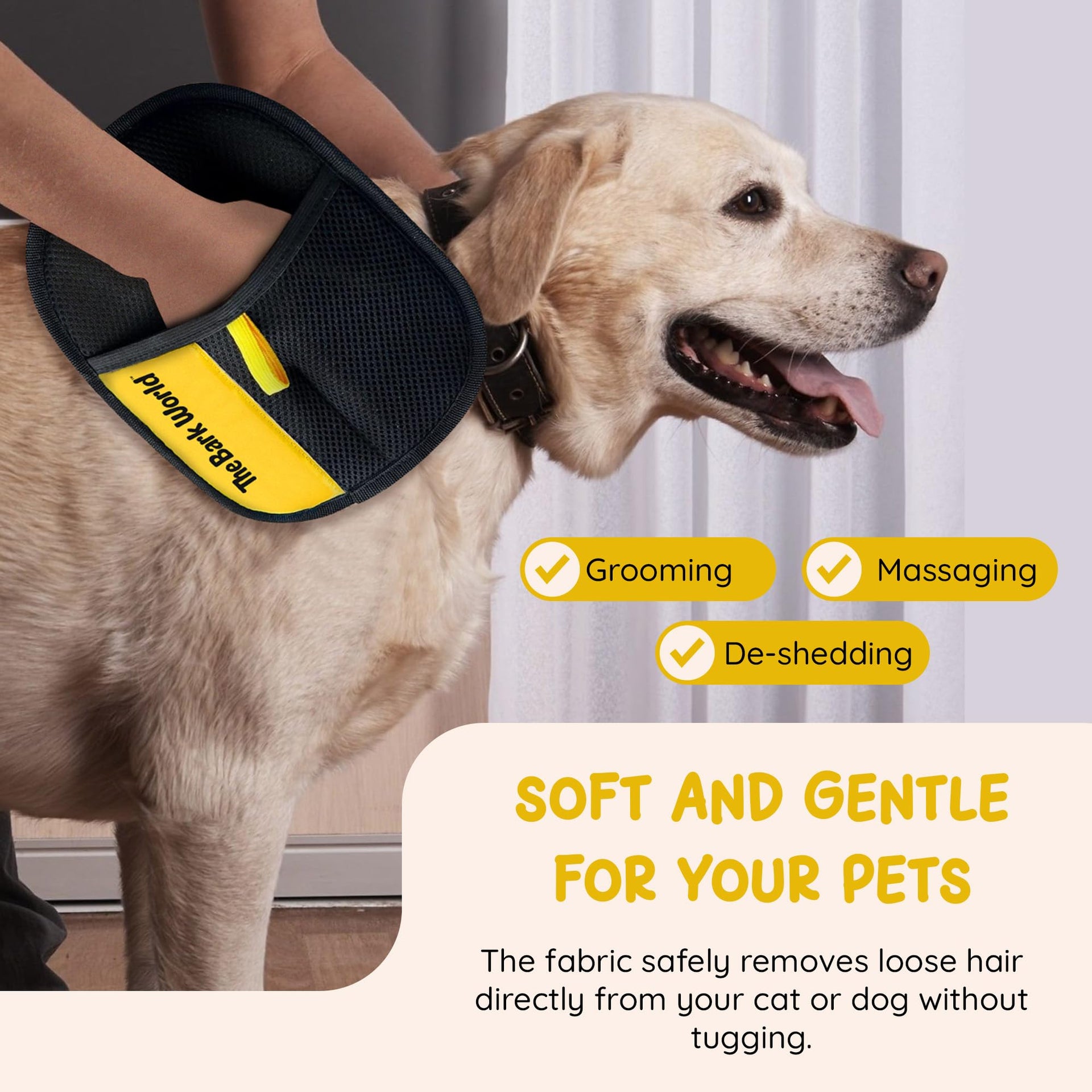 Pet Hair Removal Gloves 2 (2 Count)
