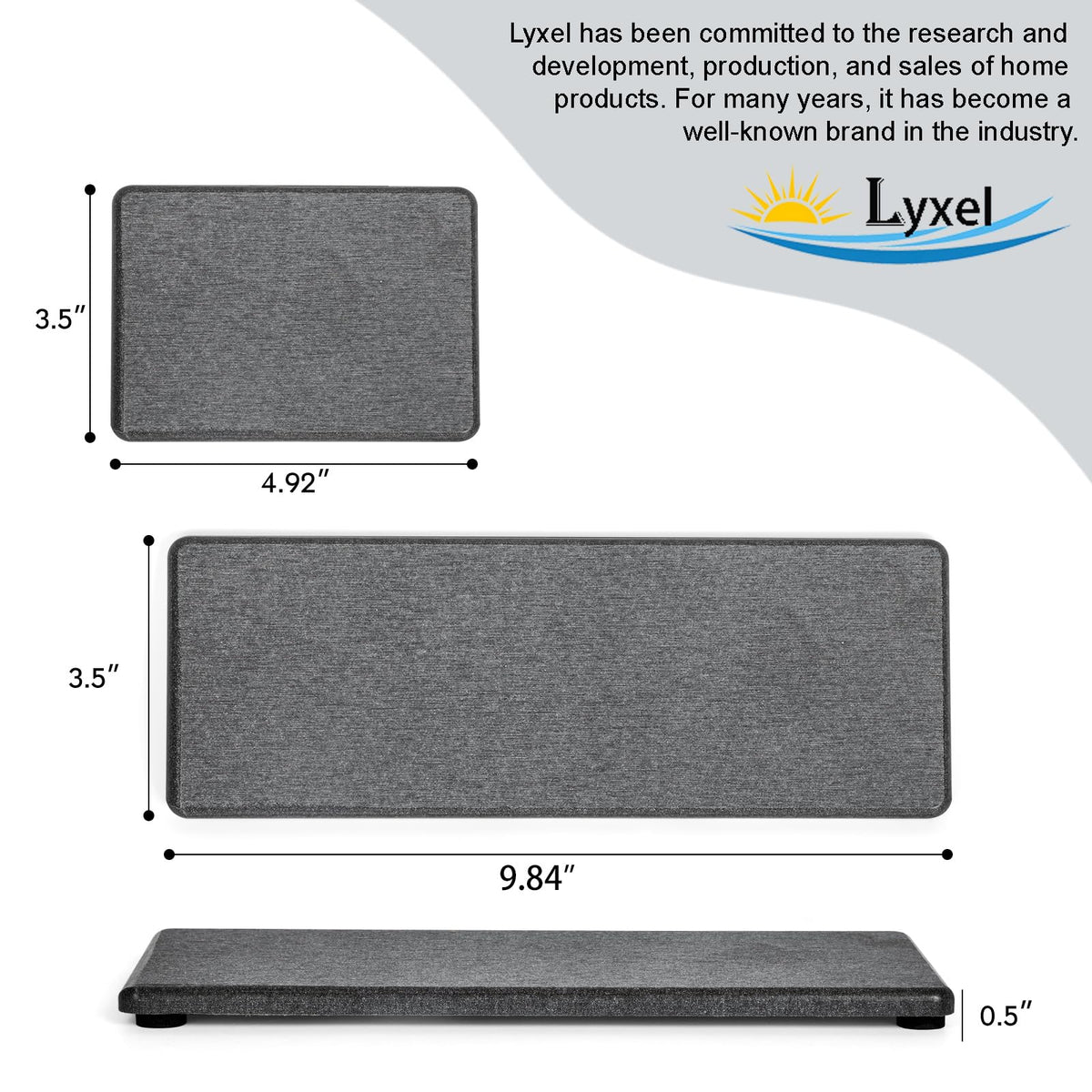 3PCS Stone Drying Tray (3 Count)