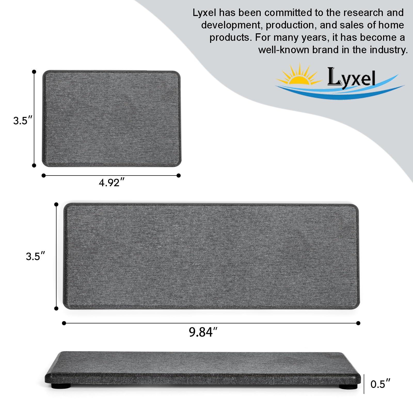 3PCS Stone Drying Tray (3 Count)