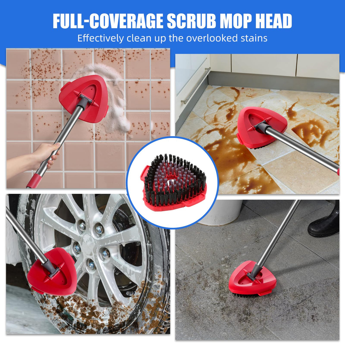 Spin Mop Refills Compatible with OCedar RinseClean 2 (6 Count)