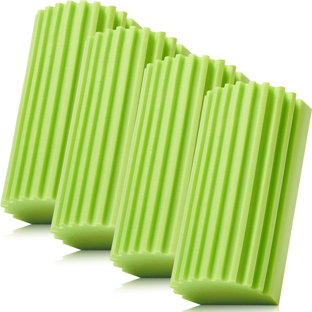 4 Pack Damp Dusting Sponge Duster (4 Count)