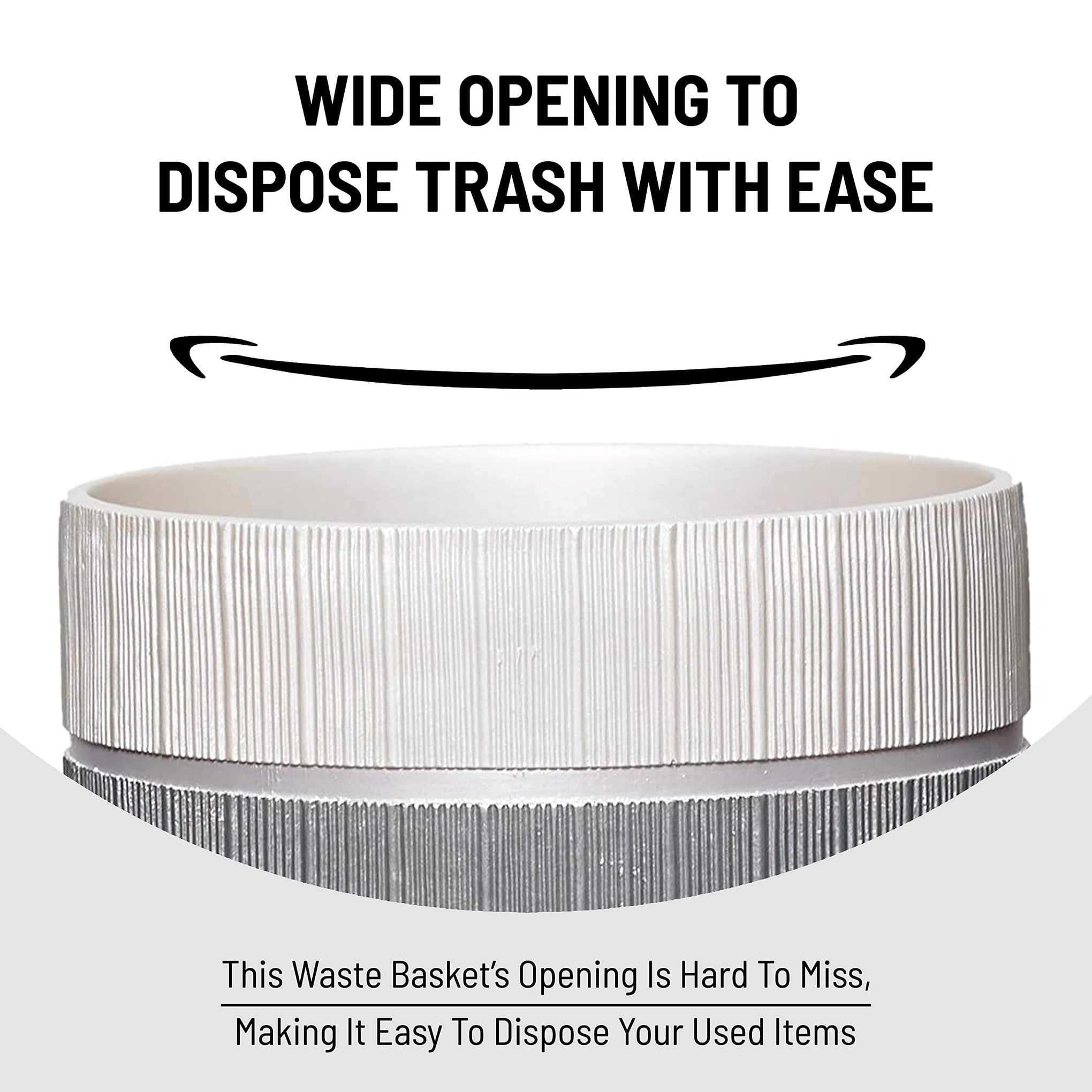 Decorative Trash Can for Bathroom