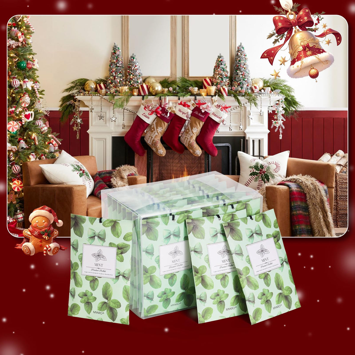 20Pcs Peppermint Scented Sachets (20 Count)