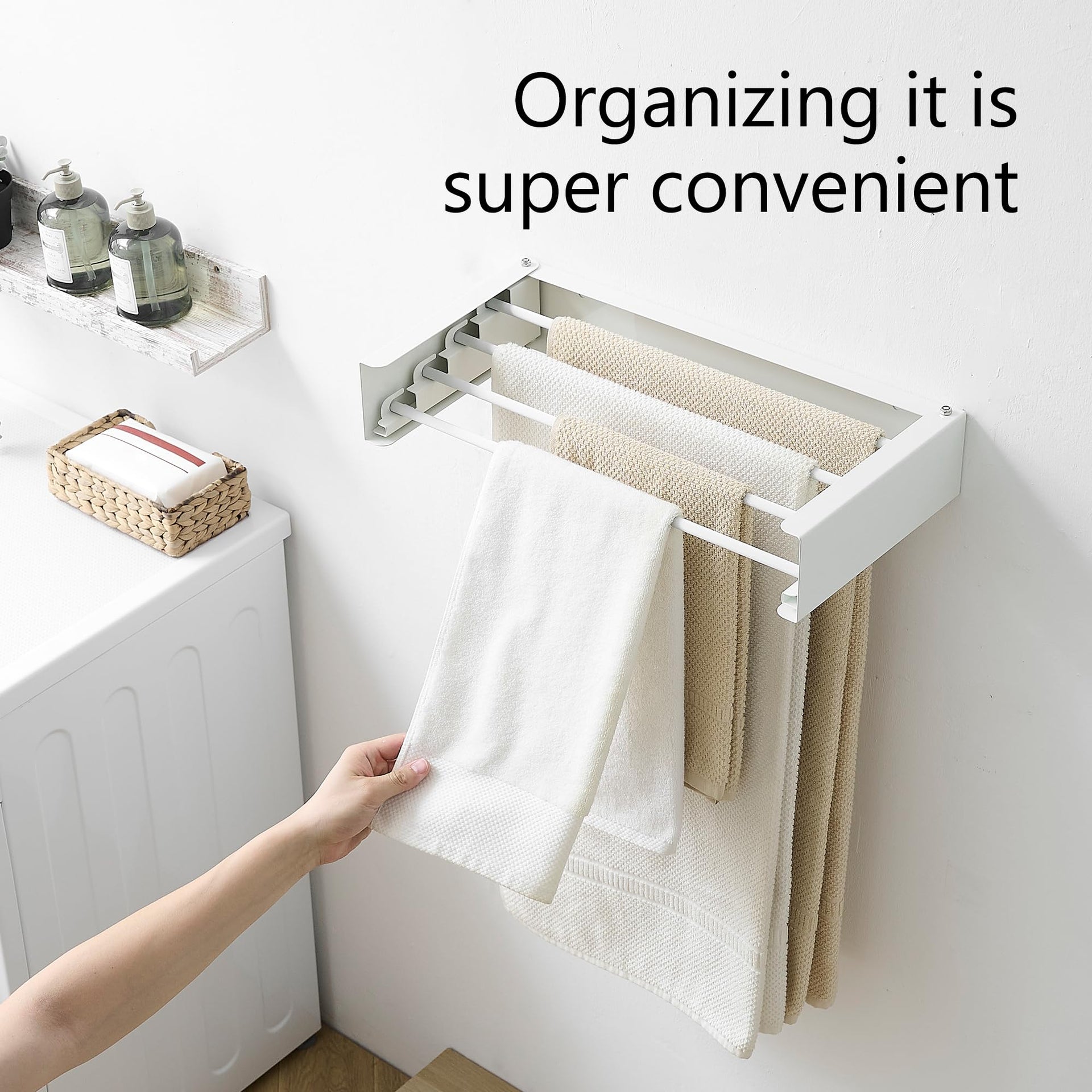 Wall Mounted Clothes Drying Rack