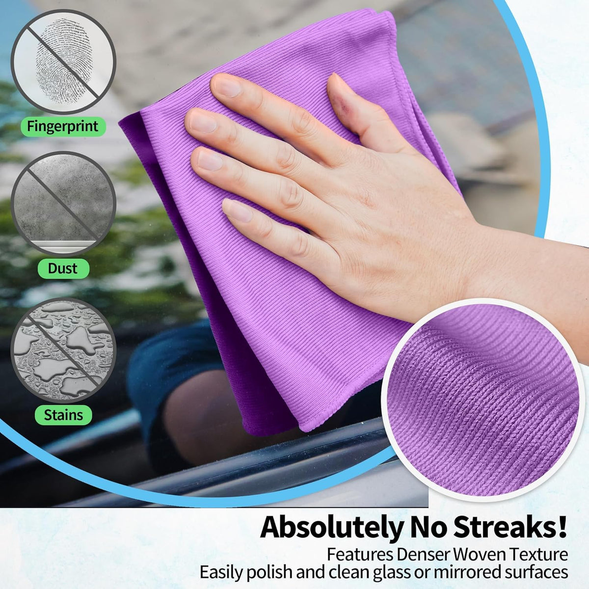 Microfiber Cleaning Cloth (6 Count)