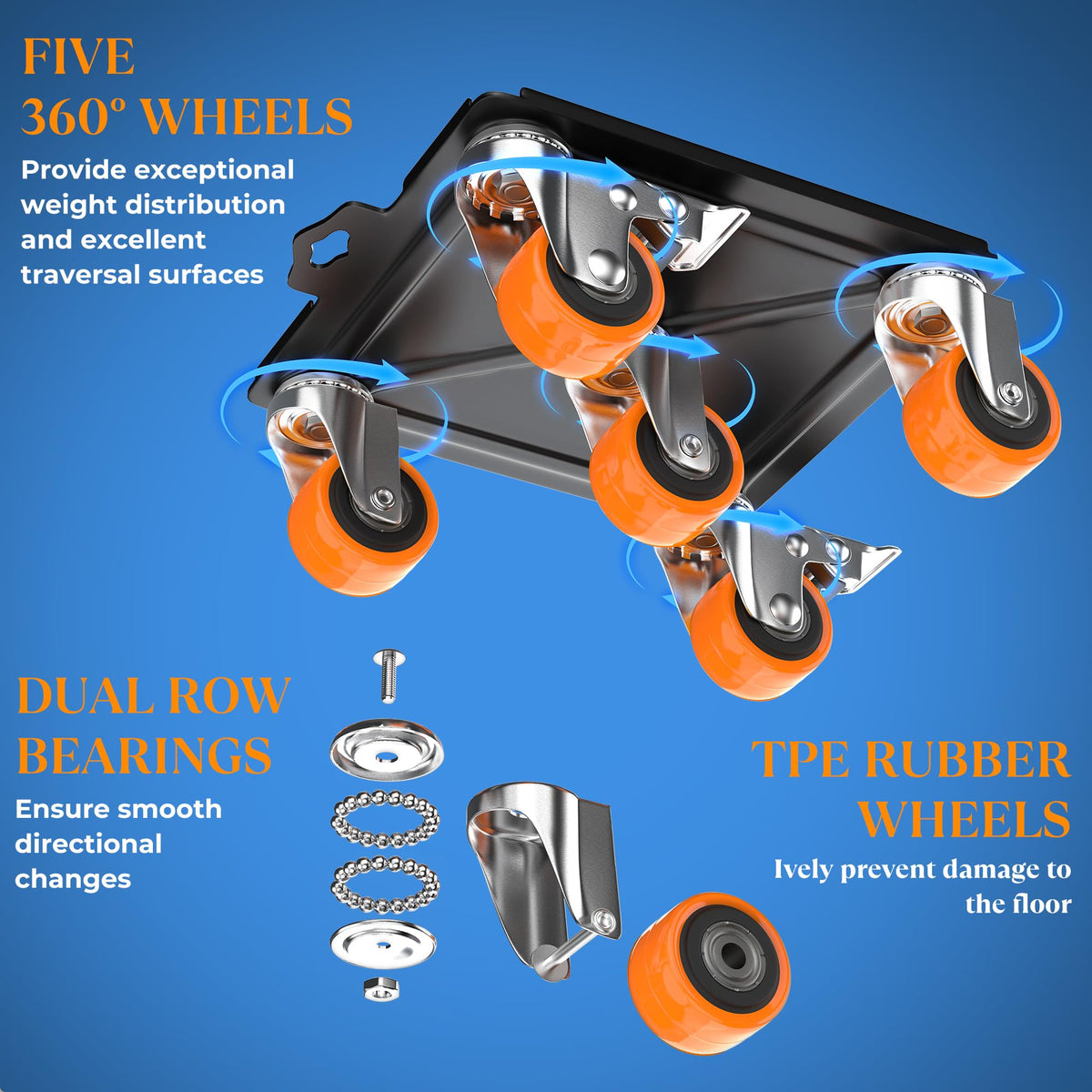 2000 lb Capacity (4 Count)