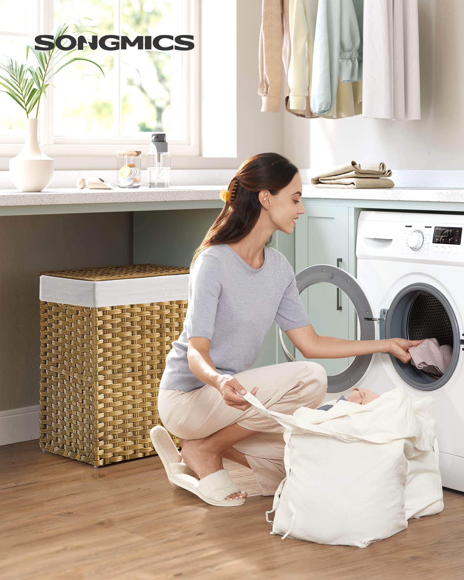 Laundry Hamper with Lid - ModHome Supplies