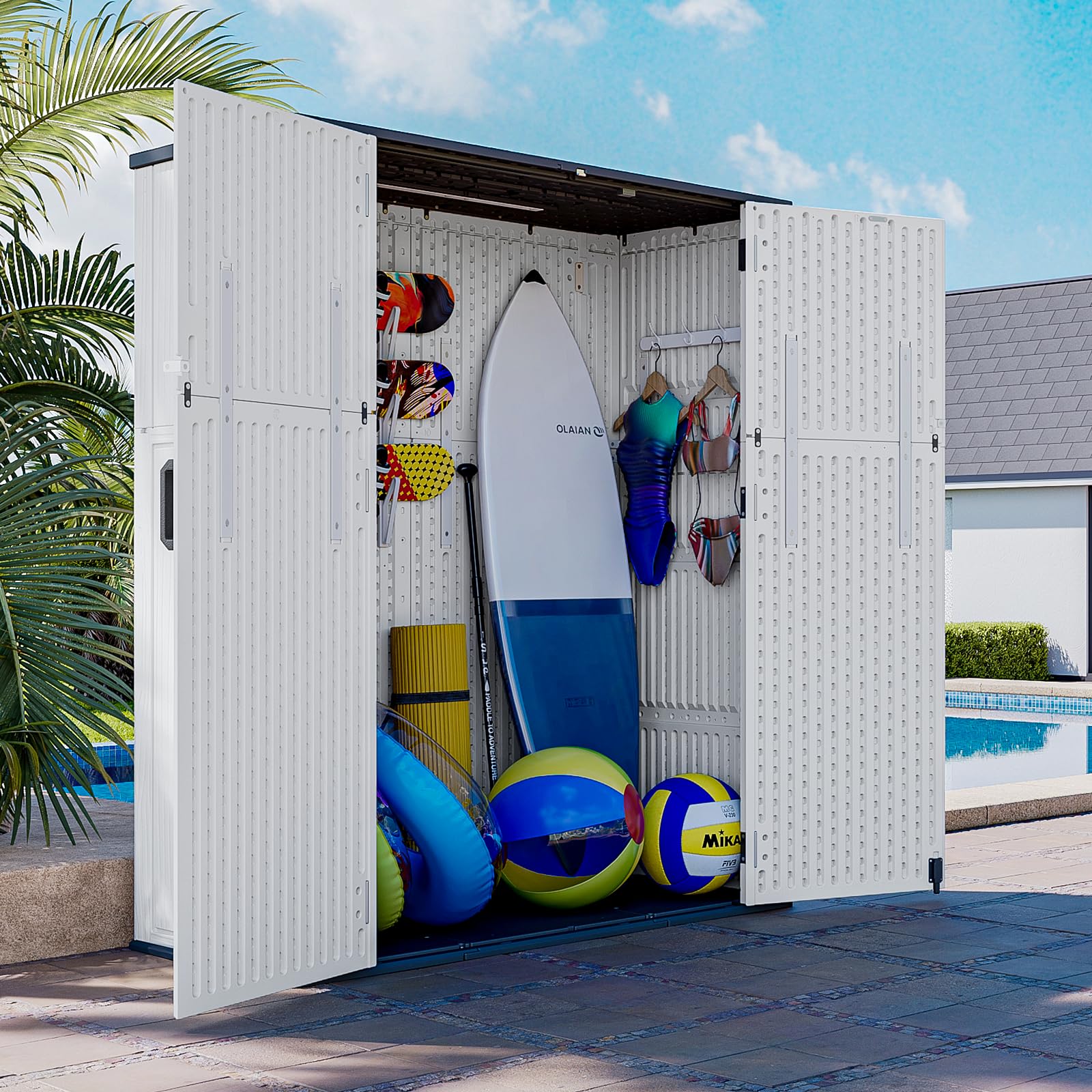 Horizontal Storage Sheds 61 Cu.ft