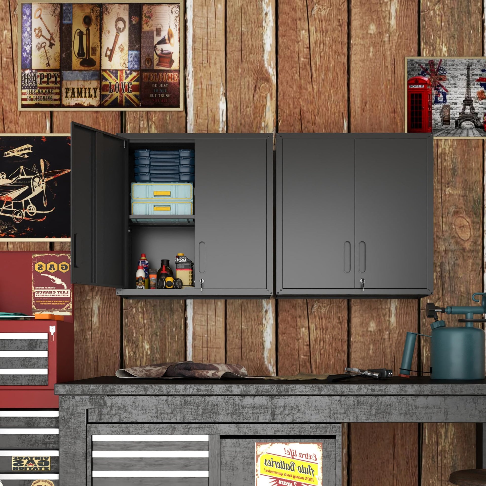 Metal Storage Cabinet for Garage