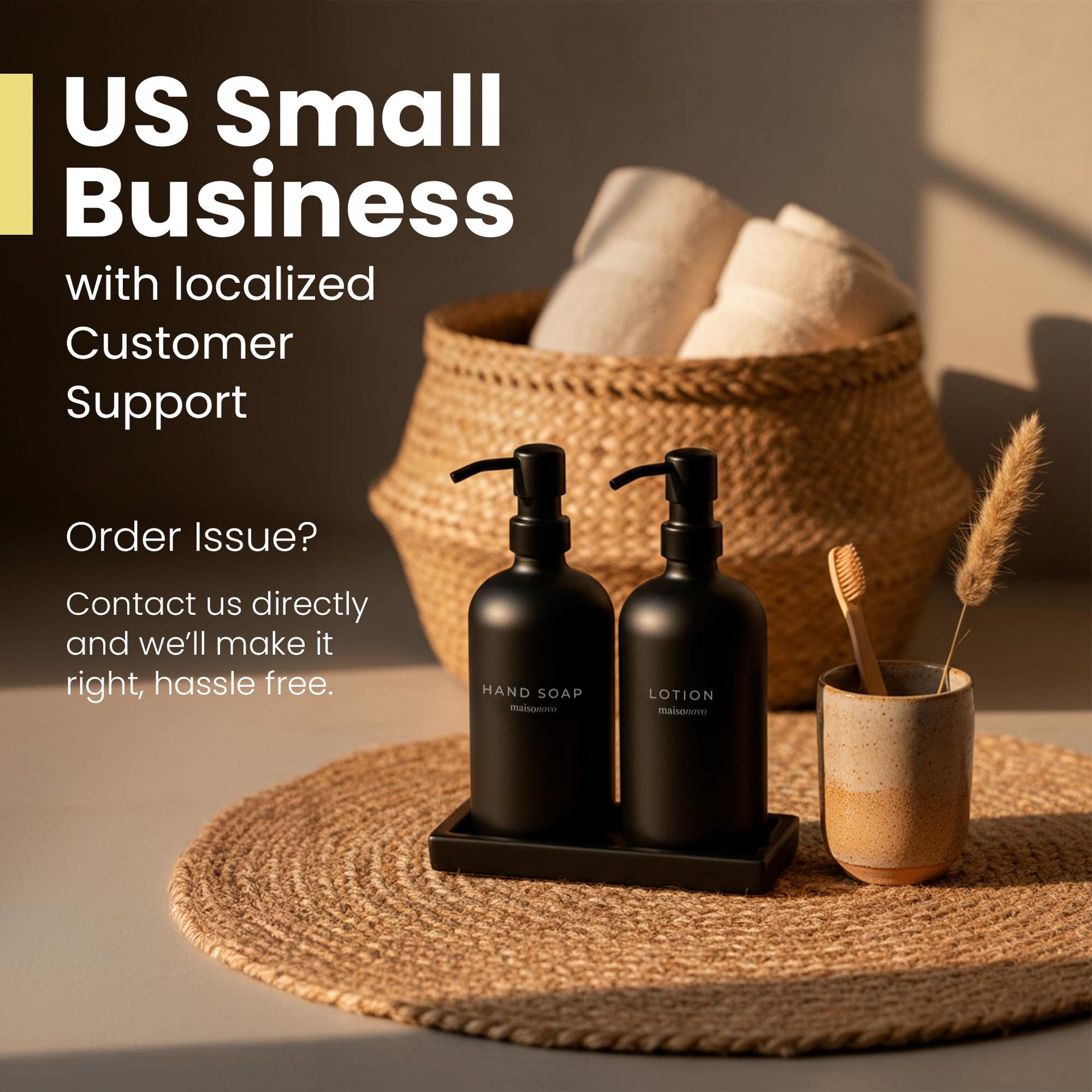 Bathroom Soap Dispenser Set (3 Count)