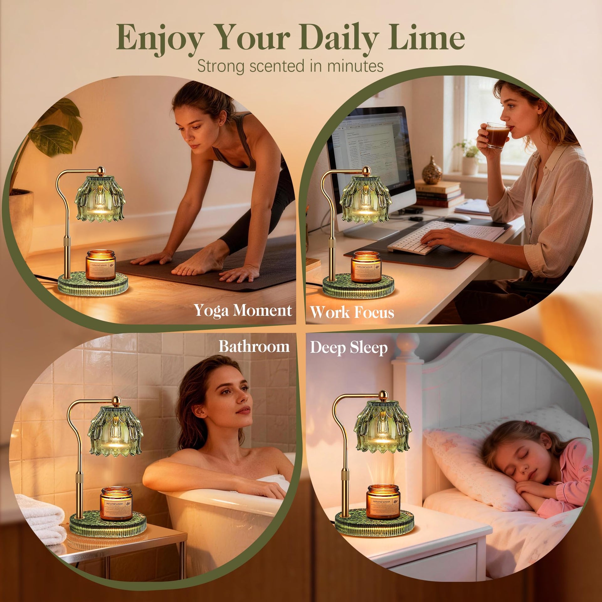 Candle Warmer Lamp with Timer Dimmer