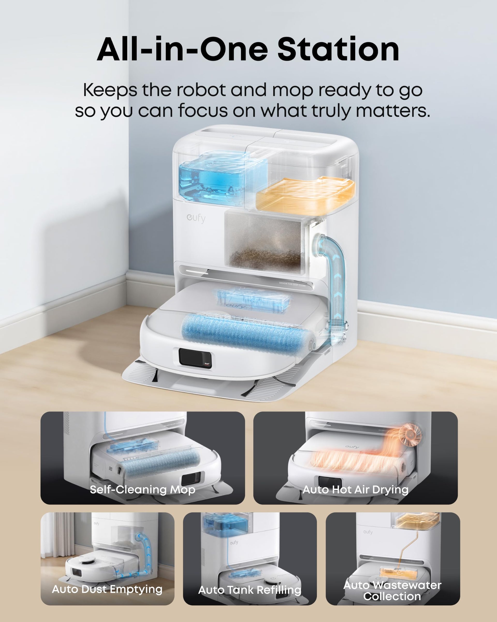 C28 Robot Vacuum and Mop Combo