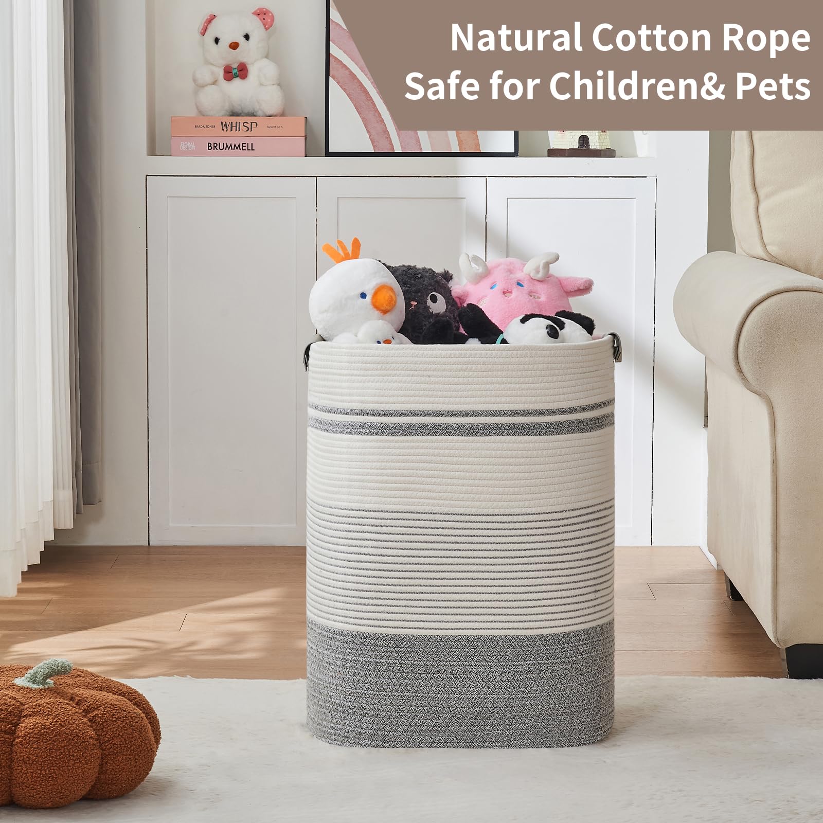 Laundry Basket with Handles