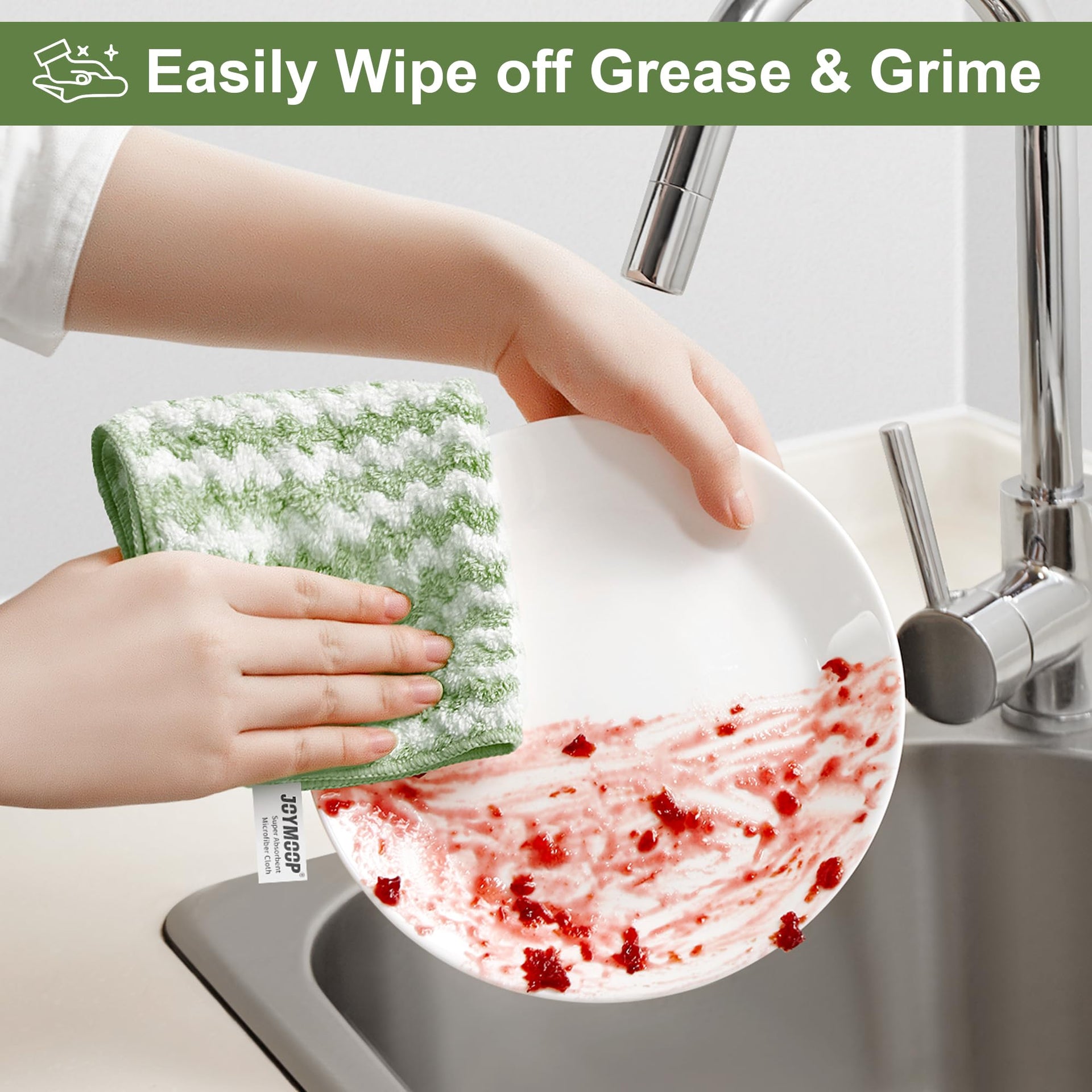 Microfiber Cleaning Cloths (18 Count)
