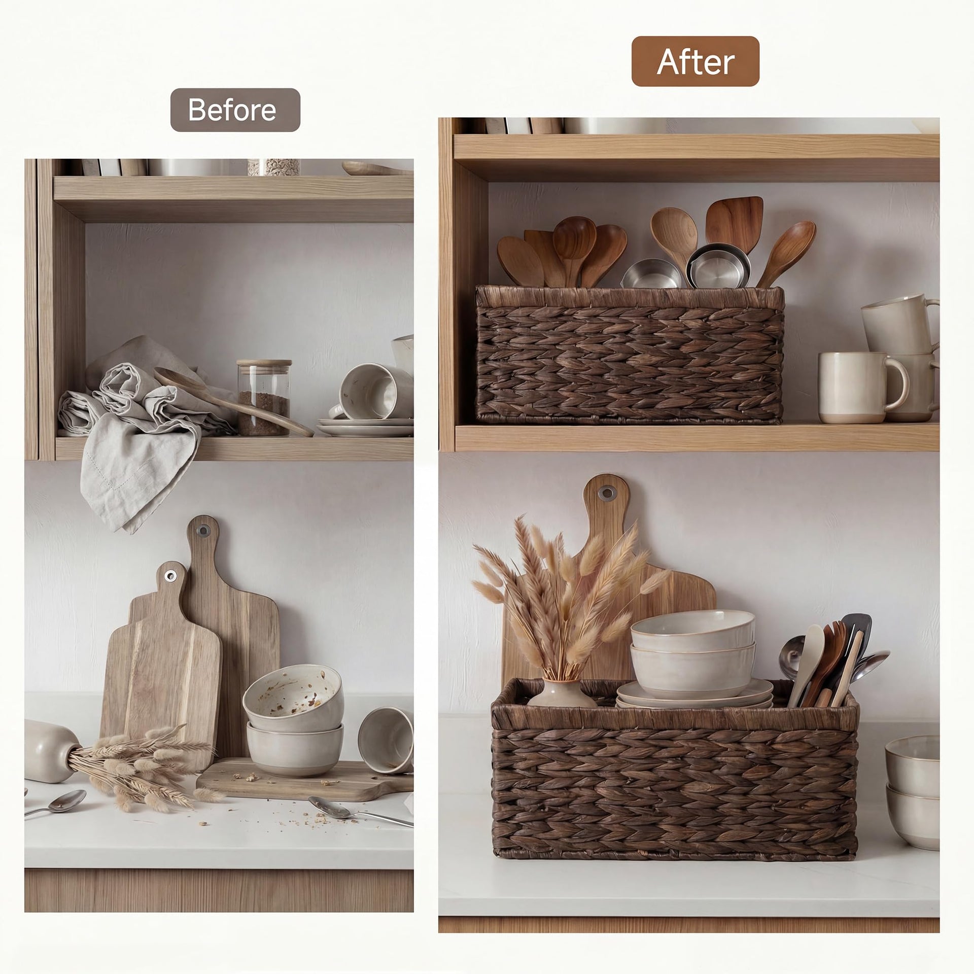 Large Wicker Baskets for Storage