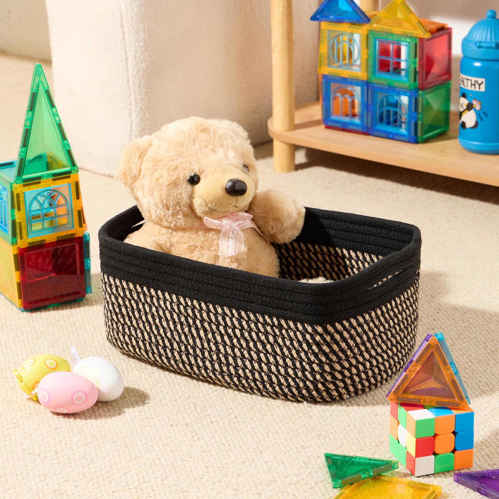 Small Storage Baskets for Organizing (4 Count)