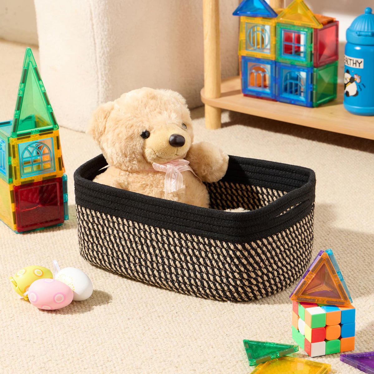 Small Storage Baskets for Organizing (3 Count)