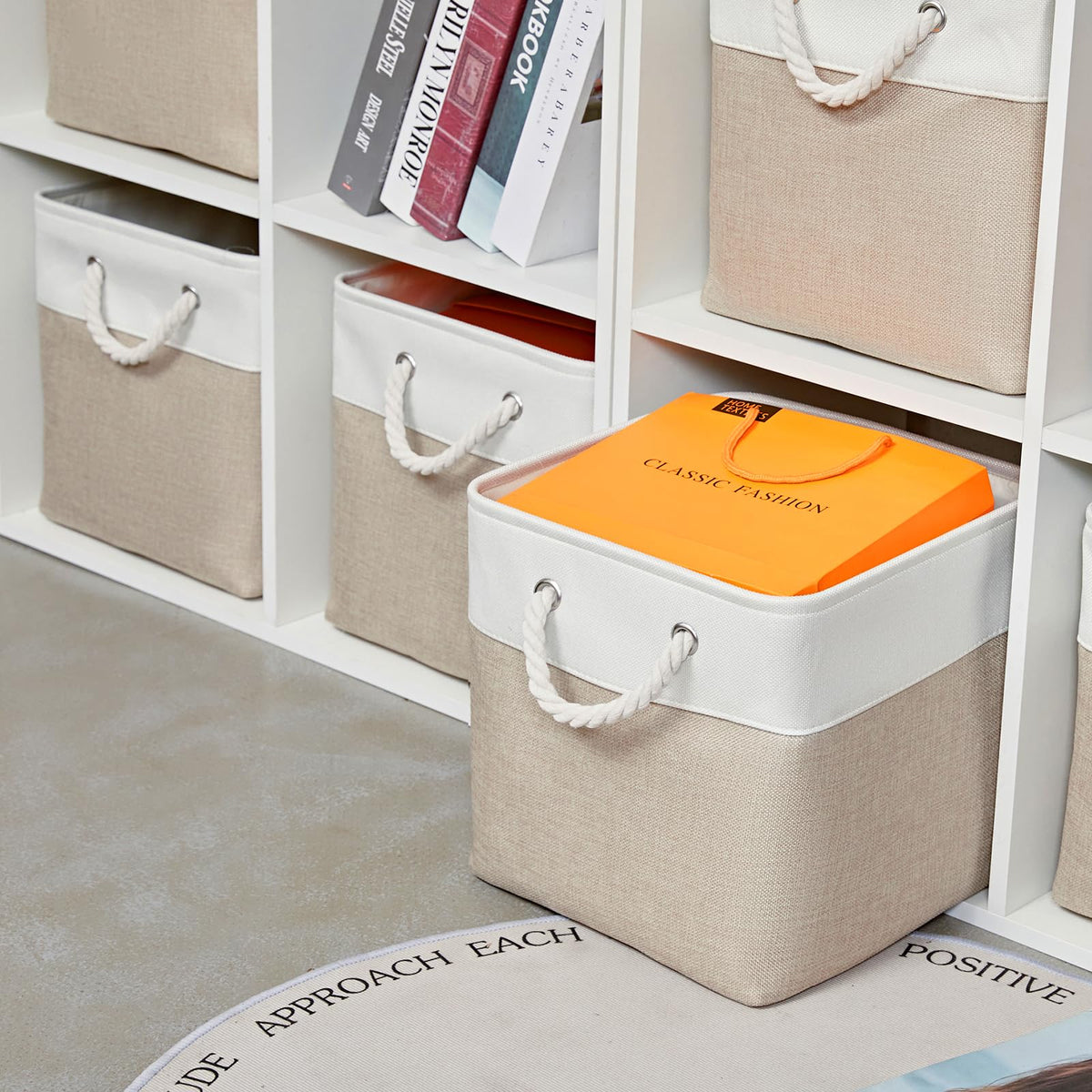 12 x 12 Inch Cube Storage Bins (6 Count)