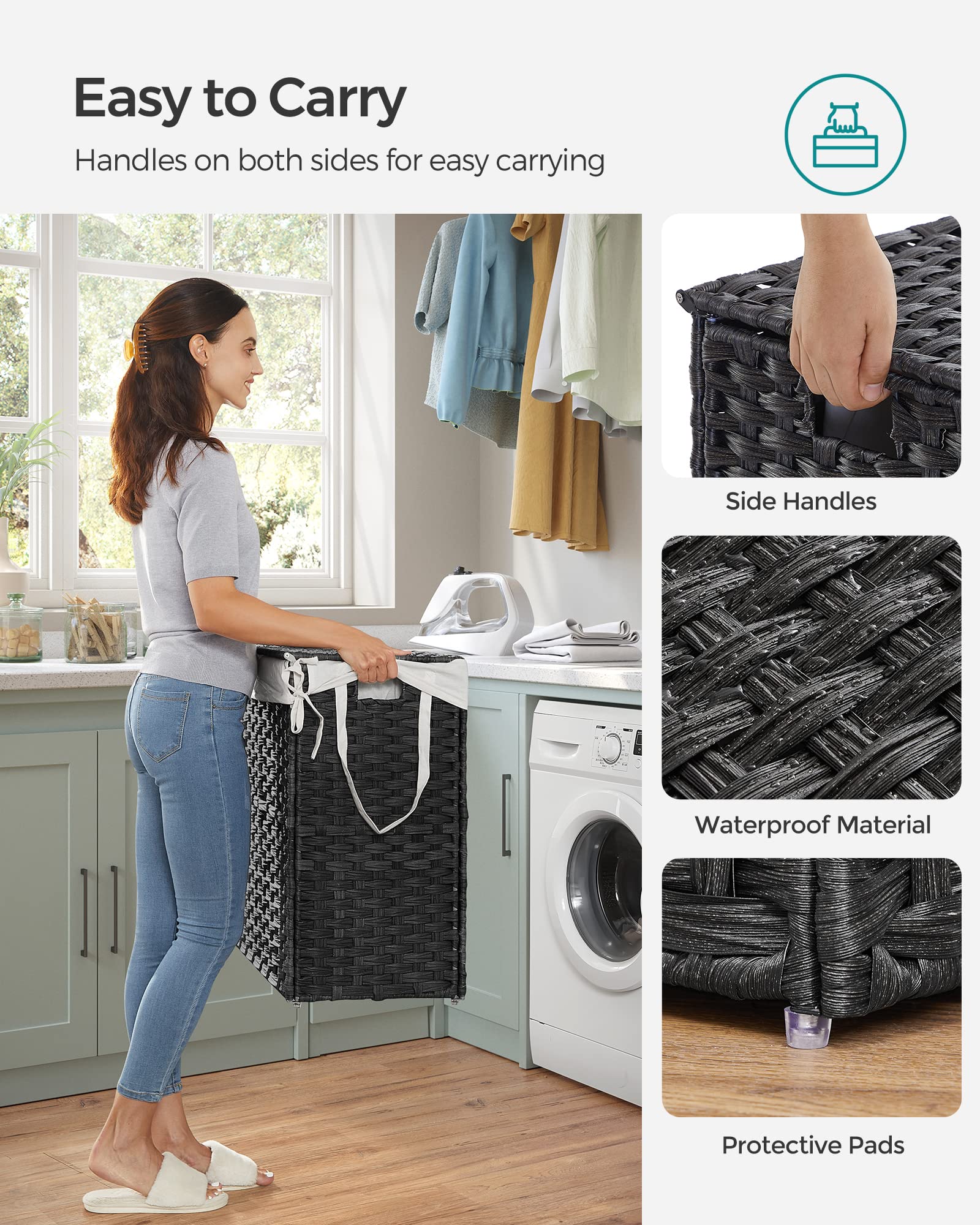 Laundry Hamper with Lid - ModHome Supplies