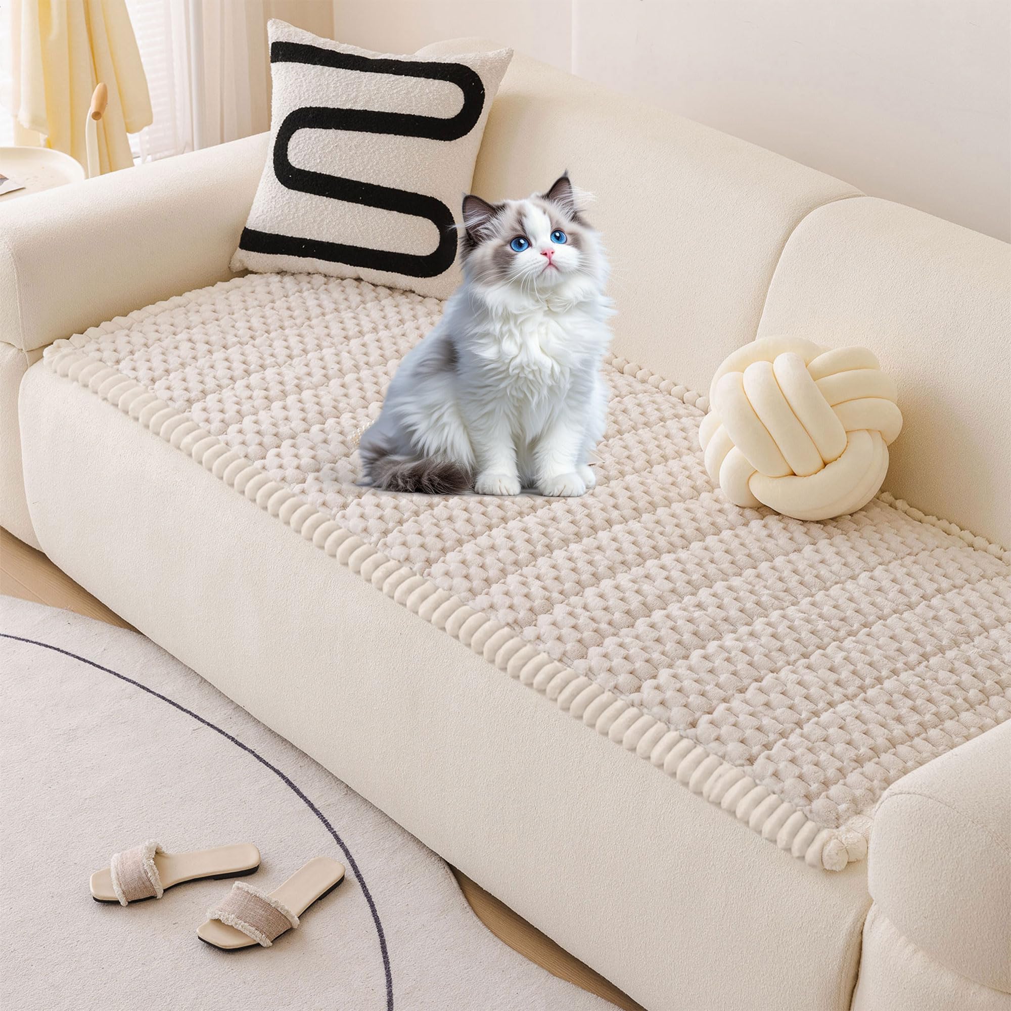 Couch Covers for Dogs Washable Non Slip Pet Couch Cover Protector (3 Count)
