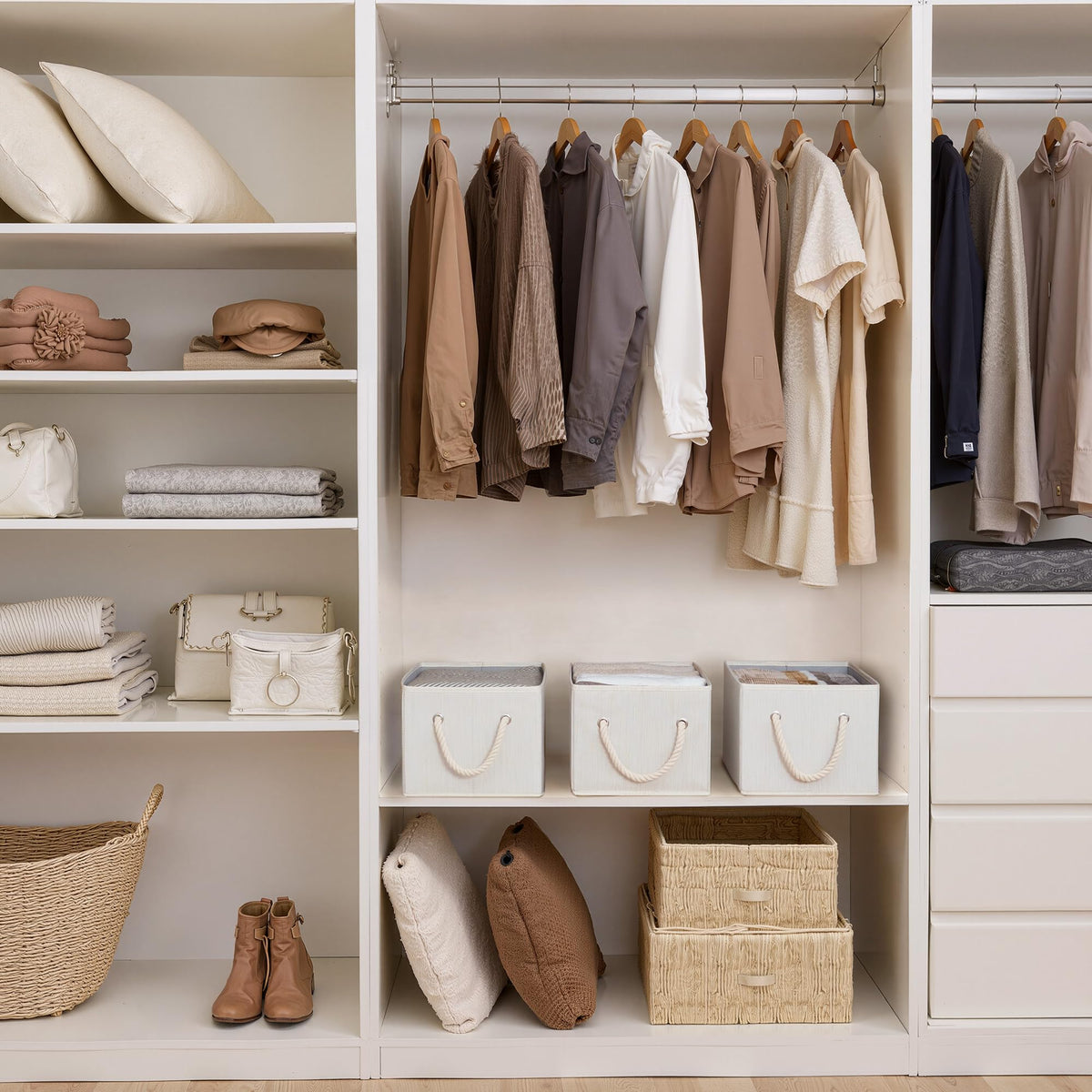 Storage Baskets for Shelves (3 Count)