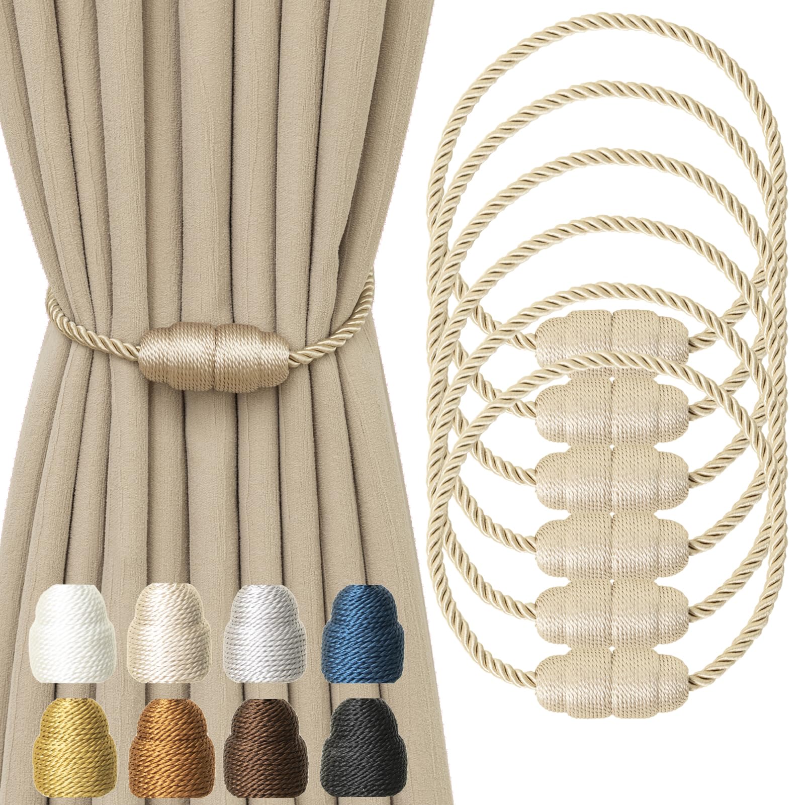 Magnetic Curtain Tiebacks