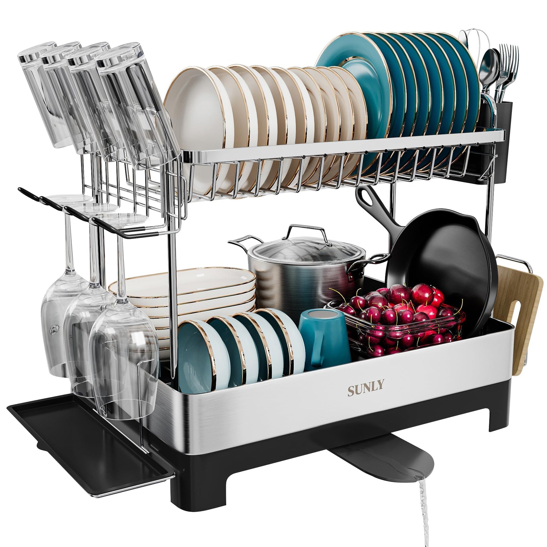 2 Tier Dish Drying Rack