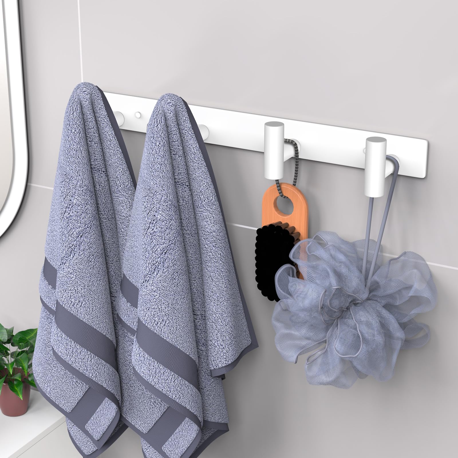 Hat and Coat Wall Mount Rack (2 Count)
