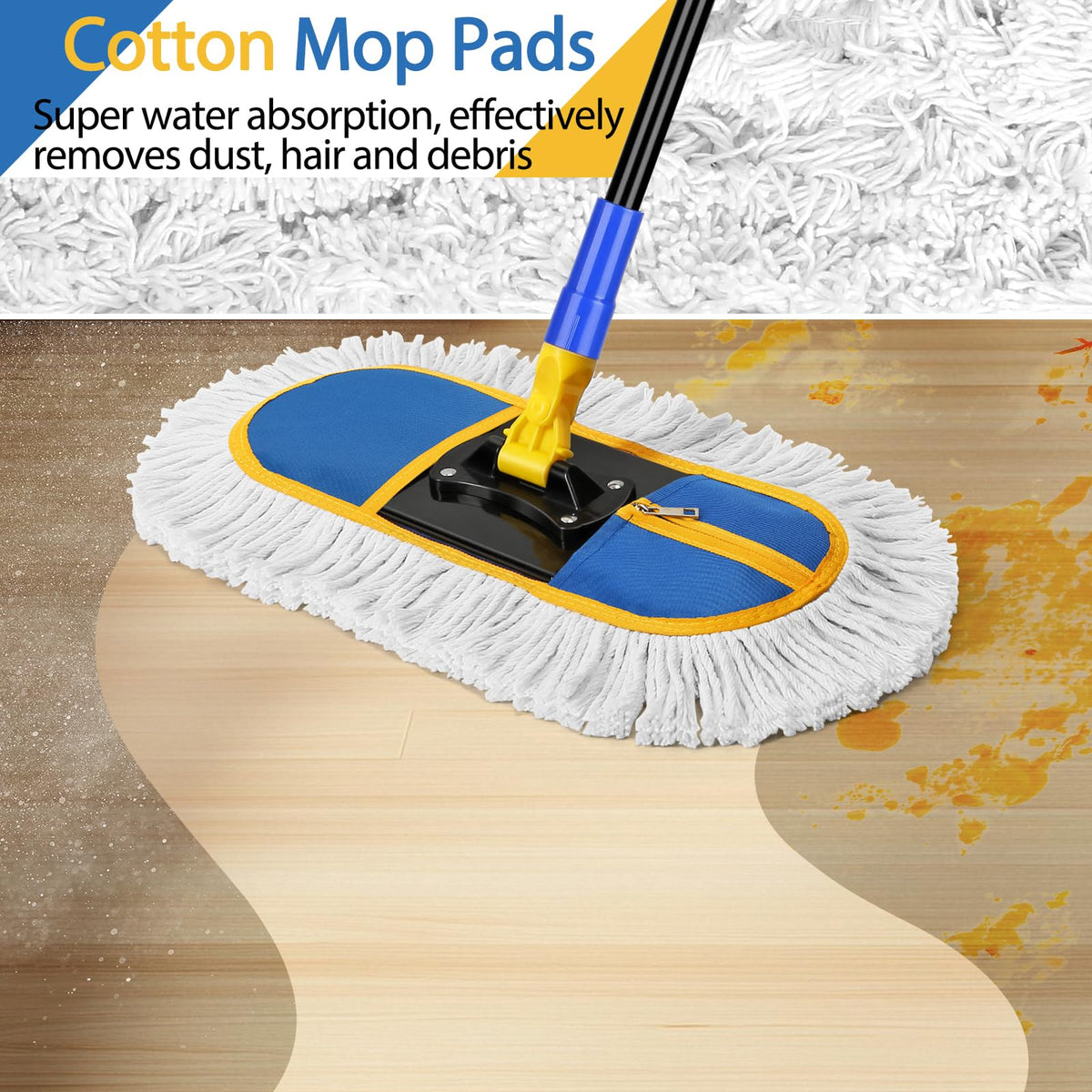 16 Inch Commercial Dust Mop Replacement Heads (2 Count) - ModHome Supplies