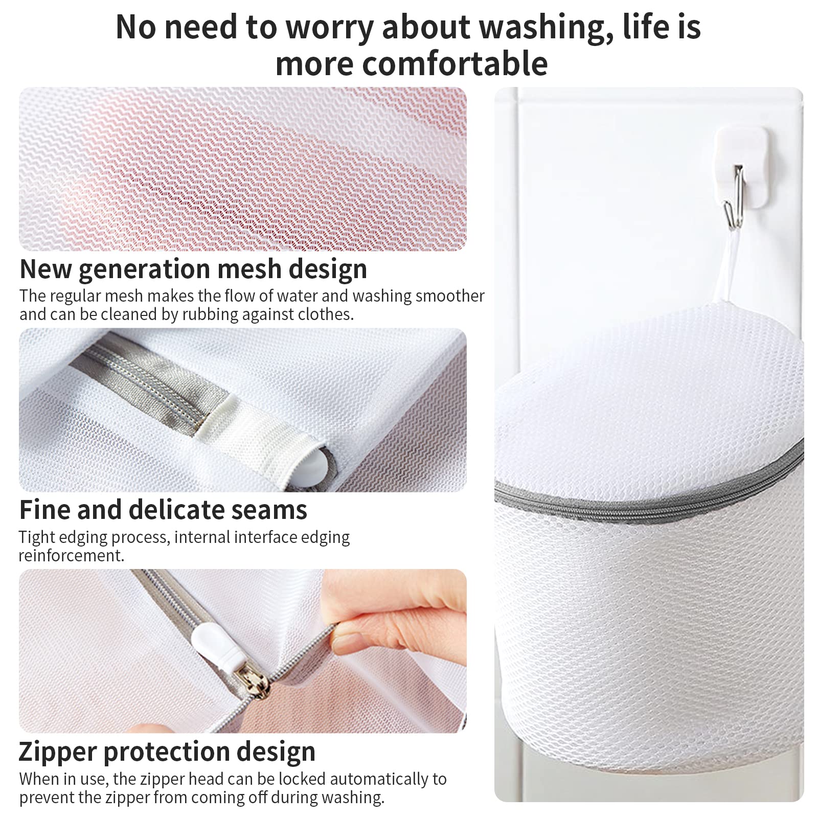 Mesh Bra Bags for Laundry (9 Count)